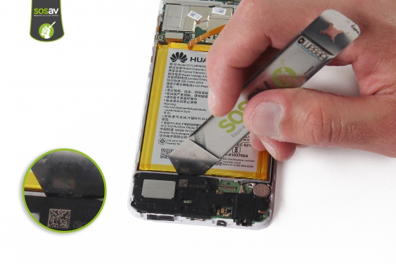 Guide photos remplacement haut-parleur externe Huawei P Smart (Etape 17 - image 1)