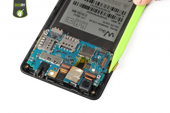 Guide photos remplacement nappe de liaison connecteur de charge Wiko Rainbow Lite 4G  (Etape 12 - image 4)