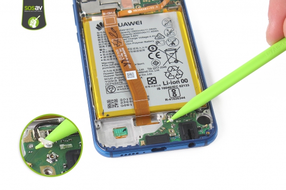Guide photos remplacement connecteur de charge Huawei P20 Lite (Etape 14 - image 2)