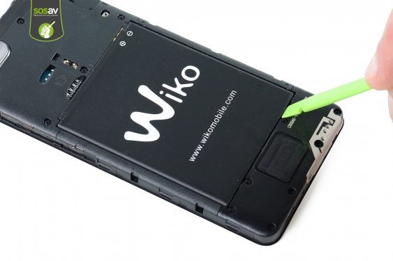 Guide photos remplacement nappe de liaison connecteur de charge Wiko Tommy 3 (Etape 4 - image 1)