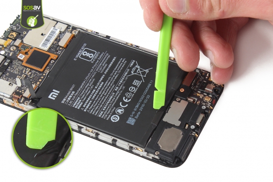 Guide photos remplacement batterie Xiaomi Mi A1 (Etape 10 - image 1)