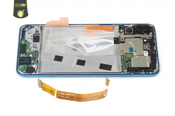 Guide photos remplacement nappe de liaison connecteur de charge Huawei P30 Lite (Etape 20 - image 1)