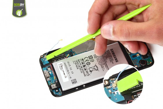 Guide photos remplacement câble d'interconnexion gsm Samsung Galaxy S6 (Etape 9 - image 3)