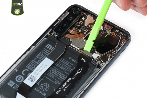 Guide photos remplacement nappe de liaison connecteur de charge Redmi Note 8T (Etape 12 - image 1)