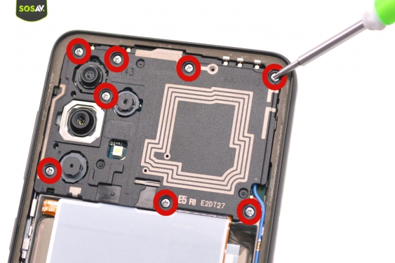 Guide photos remplacement connecteur de charge Galaxy A33 5G (Etape 6 - image 1)