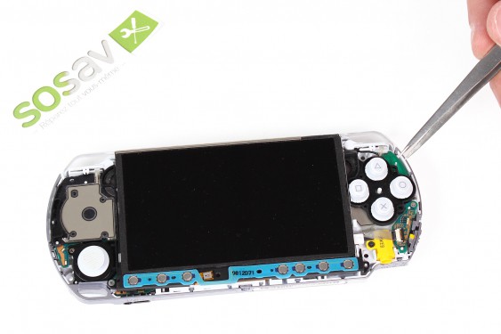 Guide photos remplacement nappe r (boutons d'action) PSP 3000 (Etape 13 - image 1)
