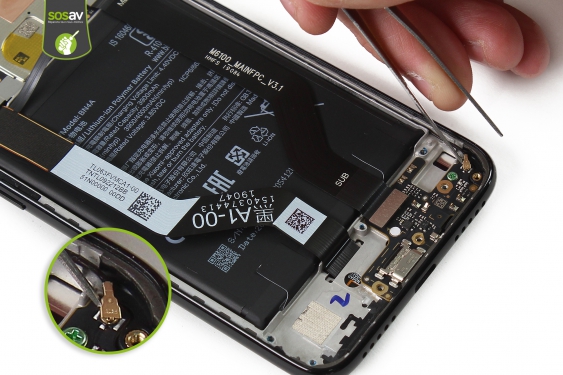 Guide photos remplacement connecteur de charge Redmi Note 7 (Etape 16 - image 3)