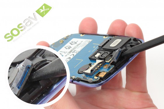 Guide photos remplacement lecteur micro sd Samsung Galaxy S3 mini (Etape 8 - image 2)