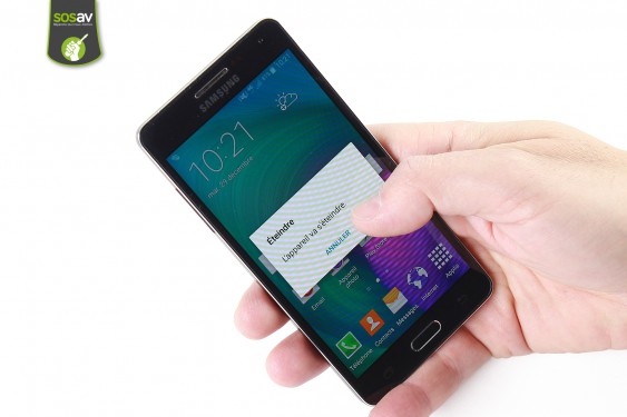 Guide photos remplacement vibreur Samsung Galaxy A5 (Etape 1 - image 3)