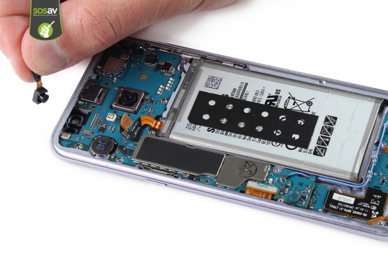 Guide photos remplacement haut-parleur interne Samsung Galaxy S8+ (Etape 18 - image 4)