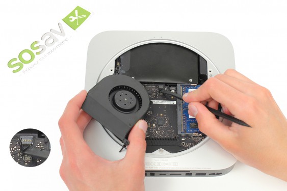 Guide photos remplacement installation d'un second disque dur / kit dual drive Mac Mini Late 2012 (Etape 10 - image 1)