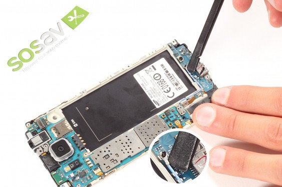 Guide photos remplacement antenne bluetooth Samsung Galaxy Alpha (Etape 13 - image 3)