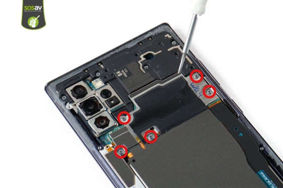 Guide photos remplacement haut-parleur interne Galaxy Note 10+ (Etape 7 - image 1)