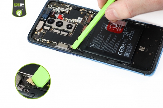 Guide photos remplacement haut-parleur interne OnePlus 7T Pro (Etape 15 - image 1)