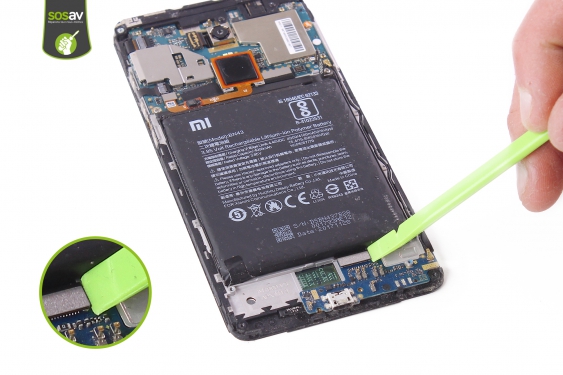 Guide photos remplacement connecteur de charge Redmi Note 4X (Etape 12 - image 1)