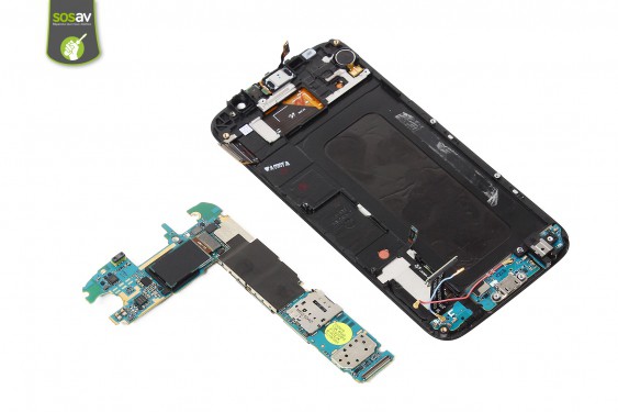 Guide photos remplacement haut-parleur interne/led infrarouge Samsung Galaxy S6 (Etape 15 - image 4)
