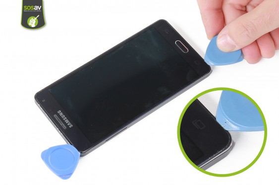 Guide photos remplacement haut-parleur externe Samsung Galaxy A5 (Etape 5 - image 2)