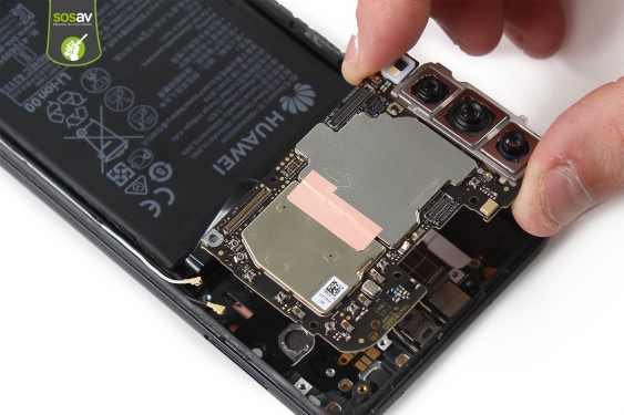 Guide photos remplacement caméra arrière / carte mère Huawei P20 Pro (Etape 15 - image 3)