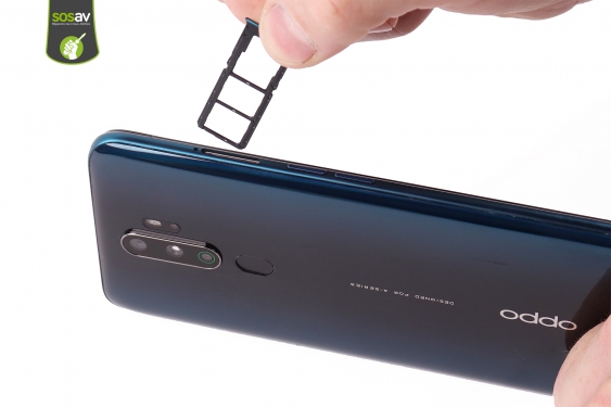 Guide photos remplacement batterie Oppo A9 (2020) (Etape 2 - image 3)