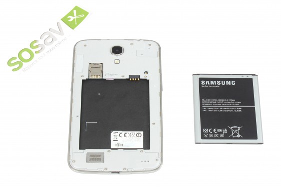 Guide photos remplacement prise jack + voyant lumineux Samsung Galaxy Mega (Etape 3 - image 4)