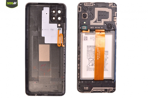 Guide photos remplacement batterie Galaxy M12 (Etape 4 - image 4)