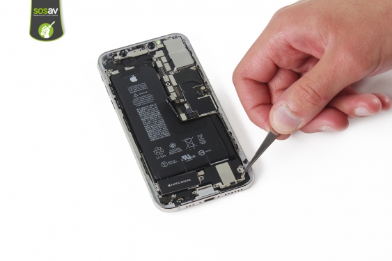 Guide photos remplacement haut-parleur externe / taptic engine iPhone XS (Etape 17 - image 1)