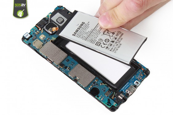Guide photos remplacement haut-parleur interne Samsung Galaxy A5 (Etape 28 - image 1)