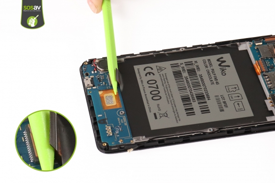 Guide photos remplacement connecteur de charge / vibreur Wiko Pulp Fab 4G (Etape 11 - image 4)