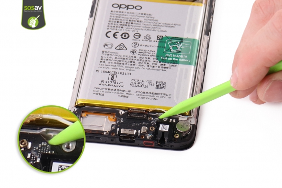 Guide photos remplacement connecteur de charge Oppo A9 (2020) (Etape 24 - image 1)