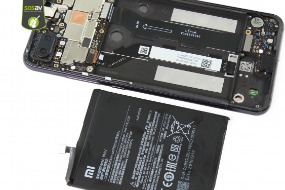 Guide photos remplacement nappe de liaison connecteur de charge Xiaomi Mi 8 Lite (Etape 15 - image 1)