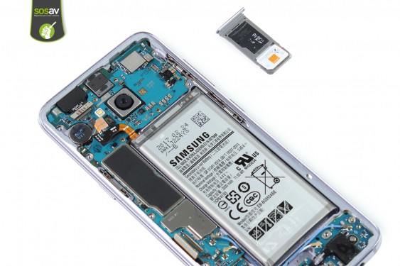 Guide photos remplacement connecteur de charge Samsung Galaxy S8  (Etape 18 - image 4)