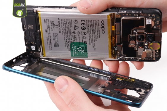 Guide photos remplacement haut-parleur interne Oppo A9 (2020) (Etape 17 - image 3)