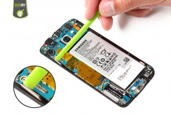 Guide photos remplacement connecteur de charge Samsung Galaxy S6 Edge (Etape 8 - image 2)