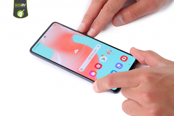 Guide photos remplacement vitre arrière Galaxy A51 (Etape 1 - image 1)
