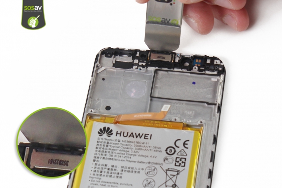 Guide photos remplacement ecran Huawei Y7 2018 (Etape 23 - image 1)