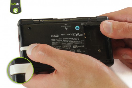 Guide photos remplacement coque arrière Nintendo DS Lite (Etape 6 - image 1)