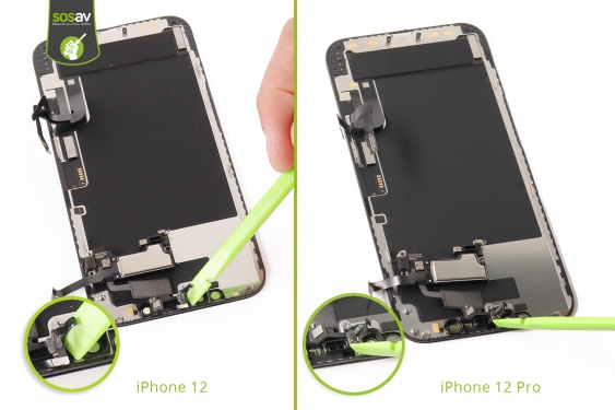 Guide photos remplacement démontage complet iPhone 12 Pro (Etape 5 - image 1)
