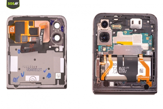 Guide photos remplacement connecteur de charge Galaxy Z Flip4 (Etape 8 - image 3)