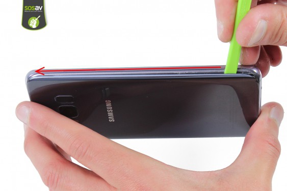Guide photos remplacement haut-parleur interne Samsung Galaxy S8  (Etape 3 - image 1)