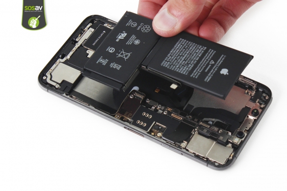Guide photos remplacement antenne supérieure gauche iPhone XS Max (Etape 15 - image 2)