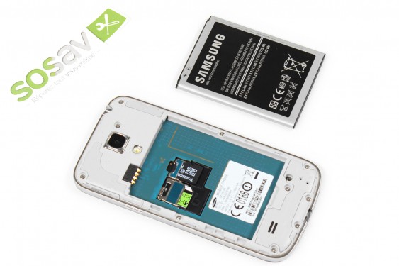 Guide photos remplacement haut-parleur interne Samsung Galaxy S4 mini (Etape 5 - image 4)