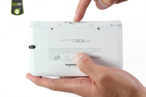 Guide photos remplacement cartouche de jeu Nintendo 3DS XL (Etape 2 - image 1)