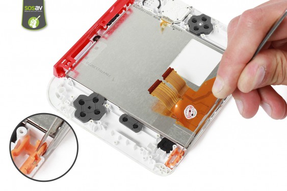 Guide photos remplacement bouton de mise en veille Nintendo 2DS (Etape 22 - image 1)