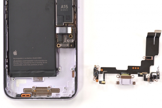 Guide photos remplacement connecteur de charge iPhone 14 (Etape 15 - image 2)