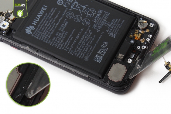 Guide photos remplacement haut-parleur externe Huawei P20 Pro (Etape 20 - image 1)