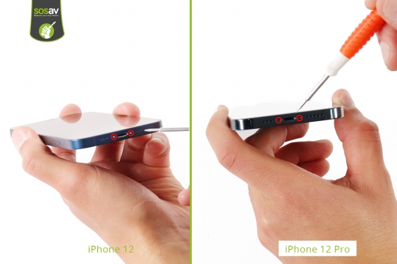 Guide photos remplacement démontage complet iPhone 12 Pro (Etape 2 - image 1)