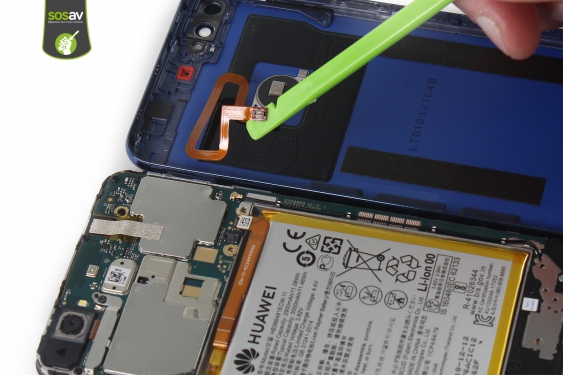 Guide photos remplacement batterie Huawei Y7 2018 (Etape 8 - image 4)
