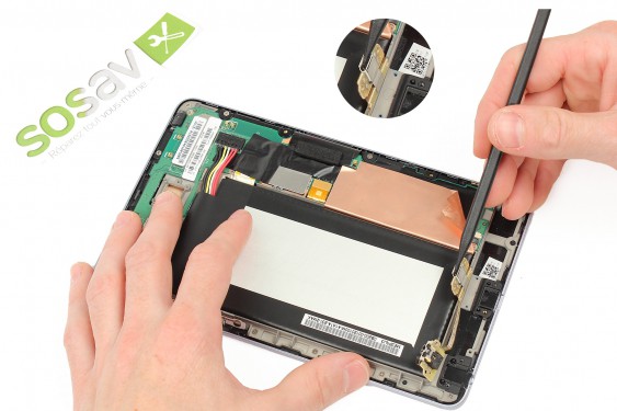 Guide photos remplacement connecteur de charge Nexus 7 1ère Génération (Etape 14 - image 4)