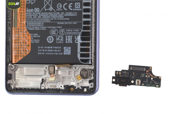 Guide photos remplacement connecteur de charge Redmi Note 13 Pro 4G (Etape 7 - image 5)