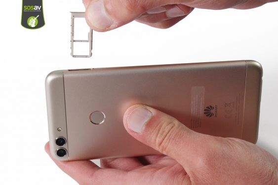Guide photos remplacement coque arrière et capteur d'empreintes Huawei P Smart (Etape 2 - image 3)